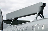 TZG100108M
Close-up of the early warning radar on a Swedish Saab Erieye aircraft.