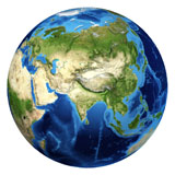 VET200011S
3D rendering of planet Earth with clouds, centered on Asia.
