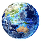 VET200025S
3D rendering of planet Earth with clouds, Oceania view.
