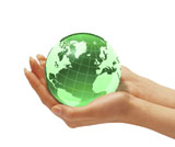 VET200047S
Woman's hands holding an Earth globe.