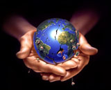 VET200048S
Planet Earth on human hands, breaking down and crumbling.