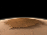 WMY100060S
Artist's concept of the northwest side of the Olympus Mons volcano on Mars