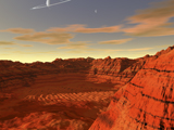 WMY100075S
Artist's concept of an earth-like planet.