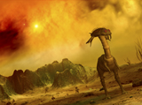 WMY100076S
Artist's concept of an alien planet.
