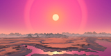 WMY100092S
Artist's concept of a red giant over a hypothetical planet.