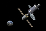 WMY100229S
Artist's concept of the Deep Space Vehicle mated with an Extended Stay Module.