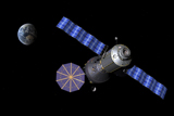 WMY100232S
Artist's concept of the Deep Space Vehicle docked to the Extended Stay Module.
