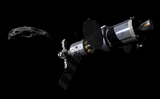 WMY100233S
A Deep Space Mission Vehicle approaching an asteroid.