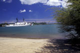 WOD100179M
U.S. Coast Guard Cutter Jarvis transits through Pearl Harbor.