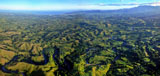 WOD400117U
Aerial view of the Nadi River winding through the valley in Fiji.