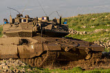 ZDN100108M
An Israel Defense Force Merkava Mark IV main battle tank.