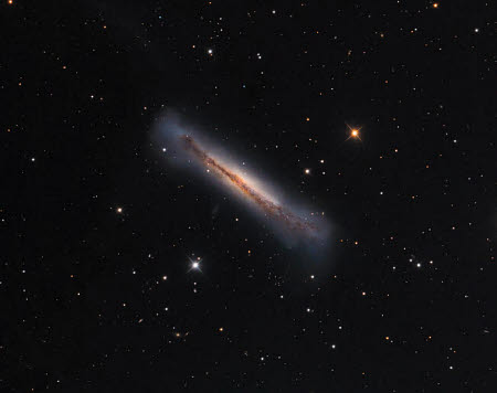 NGC 3628, the Hamburger Galaxy. | Stocktrek Images
