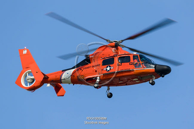 A U.S. Coast Guard MH-65 Dolphin. | Stocktrek Images