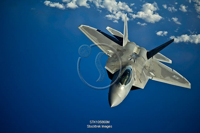 F 22 Rator In Flight Photos An F-22 Raptor in flight near the Hawaiian Islands. | Stocktrek Images
