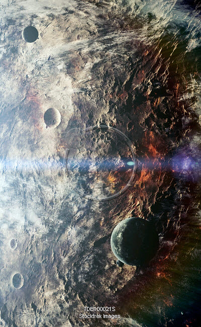 Orbitl View Orbital view of a sunrise. | Stocktrek Images