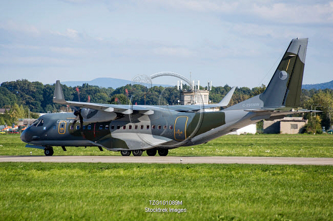 C-295MW transport plane of the Czech Air Force. | Stocktrek Images