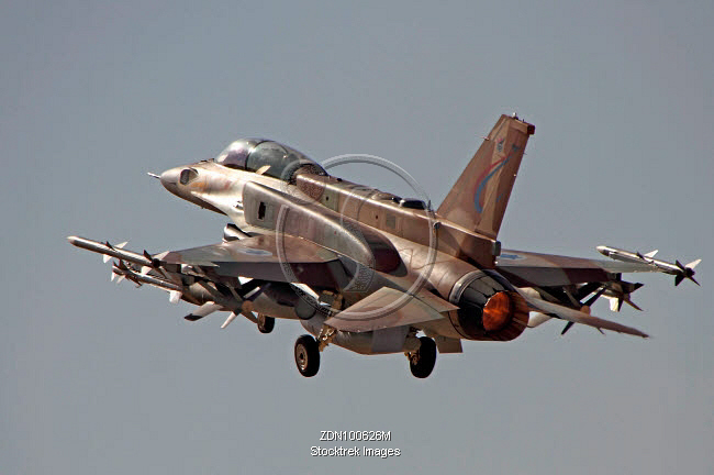 Israeli Air Force F-16I Sufa armed with Spice bomb, Python-5